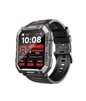 Blackview W602 '' HD Display TFT Rugged Smart Watch for Outdoor With Emergency Lighting Bluetooth Calling