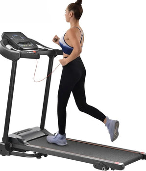 Merax Folding Electric Treadmill with Incline 2.5HP Energy Saving Motor 12 Preset Programs Running Walking Jogging Machine