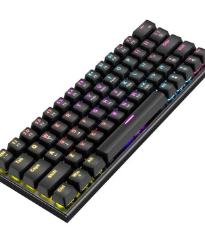 G101D  Gaming Keyboard 63 Keys Compact  Computer Keyboard Type C Connection Mechanical Keyboard For PC Laptop Gamer