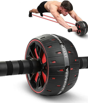 Big Ab Roller for Abs Workout Ab Roller Wheel Exercise Equipment For Core Workout Abdominal Wheel Roller For Home Gym Muscle