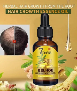 Hair Growth Serum Ginger Anti-Loss Hair Regrowth Treatment Essential Oil Repair Damaged Hair Roots Hair Care Oil