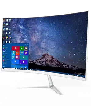 24 Inch Curved Monitor, FHD(1920×1080p) 75HZ Computer Monitors, LED Filter Blue Light 178° Wide Viewing Angle PC Monitor