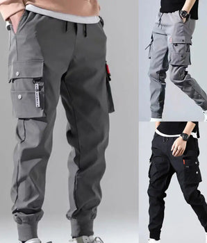 Men Cargo Tactical Pants Work Combat Multi-pockets Casual Training Trousers Overalls Clothing Joggers Hiking Mens Cargo Pant 1PC