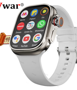 Vwar S9 Ultra 4G Android Smartwatch 4GB RAM 64GB ROM AMOLED Screen with Camera Sim WIFI GPS Smartwatch Google Play Store 2024